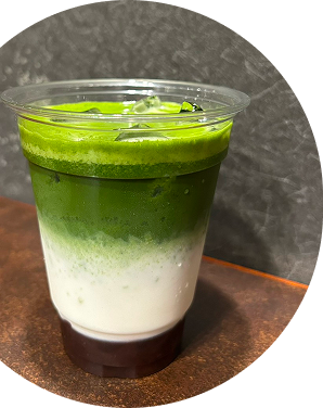 出雲ぜんざい抹茶ラテ